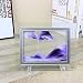 CooCu Dynamic Moving Sand Picture,Sand Art,Sandscapes Art In Motion,Desktop Art Toys,Best Gift to your friend with Gift Card(Purple) (S)