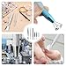 OQXEJPHFN 6pcs Piercing Ball Grabber Tool, Piercing Removal Tool, 4 Claw Jewelry Tweezers Pick Up Tool, Screw On Grabber For Components