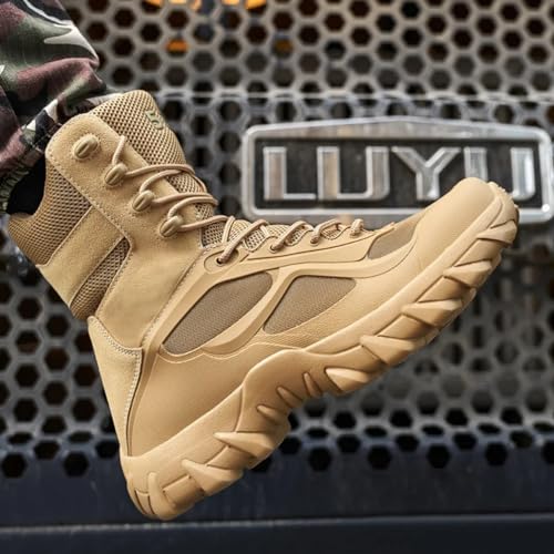 Hmhnsya Botas Táticas De forças Especiais Masculinas, Sapato De Campo Militar, Leve, Ao Ar Livre, An