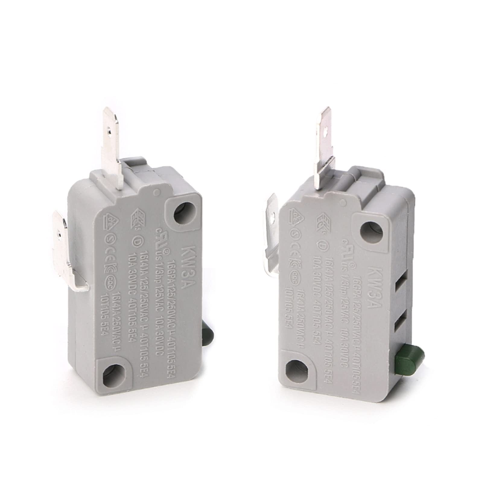 AHLOKI Industrial Switches 2Pcs Microwave Oven Door Micro Switch 125V/250V 16A Normally Open Switch 652A Switches