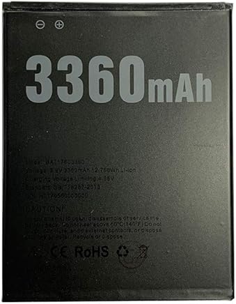 Aiane Bater?a para Doogee X10, BAT17603360-3360 mAh Aiane Bater?a para Doogee X10, BAT17603360-3360 mAh