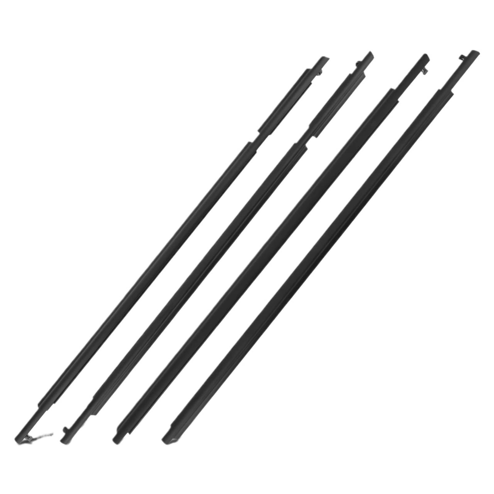 Car Door Window Rubber Seal Strip Window Weatherstrip Belt Outer Trim Set for Toyota RAV4 2006-2008 75710-42030 AJOHBM