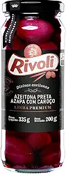 Rivoli Azeitona Preta Em Conserva Azapa Premium Vidro 200G
