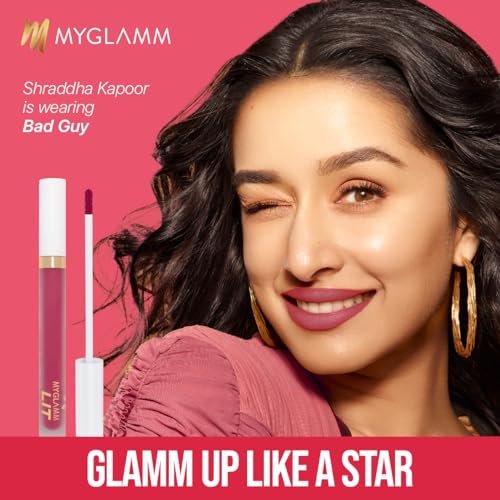 Image of MyGlamm LIT Liquid Velvet Matte Lipstick- Yummy