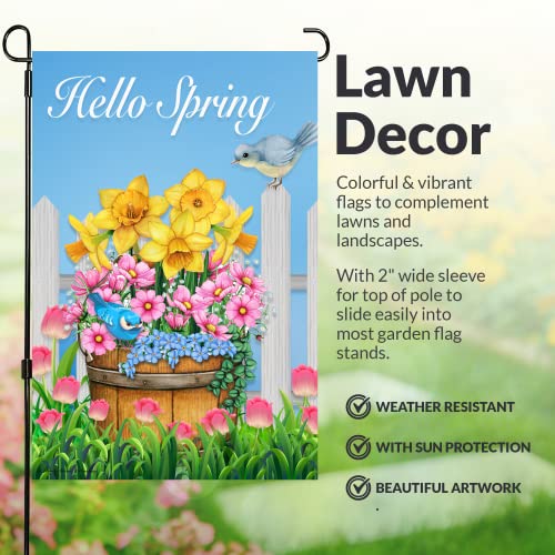 Country Charm Garden Flags 894353 Seasonal Garden Flags Set Of 10 12X18 Double Sided Yard Flags, Outside Small Garden Flag With Anti-Wind Clip And Stopper, Garden Flags For Outside, Outdoor Holiday Lawn Decorative Decor thumb #4