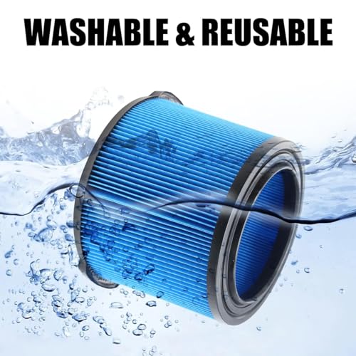 Image of 4 Pack VF3500 Replacement Filter for Ridgid Wet Dry Vac VF3500, WD3050, WD4070, WD4080, WD4522, 4000RV, 4500RV filters 3-4.5 Gallon Vacuums
