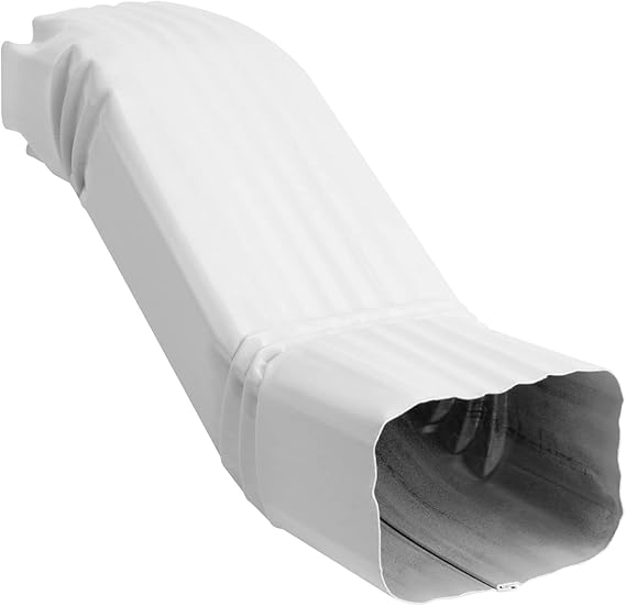Gutter Downspout Leader Style A Elbow (offset= 3) 3”x4” Sshape
