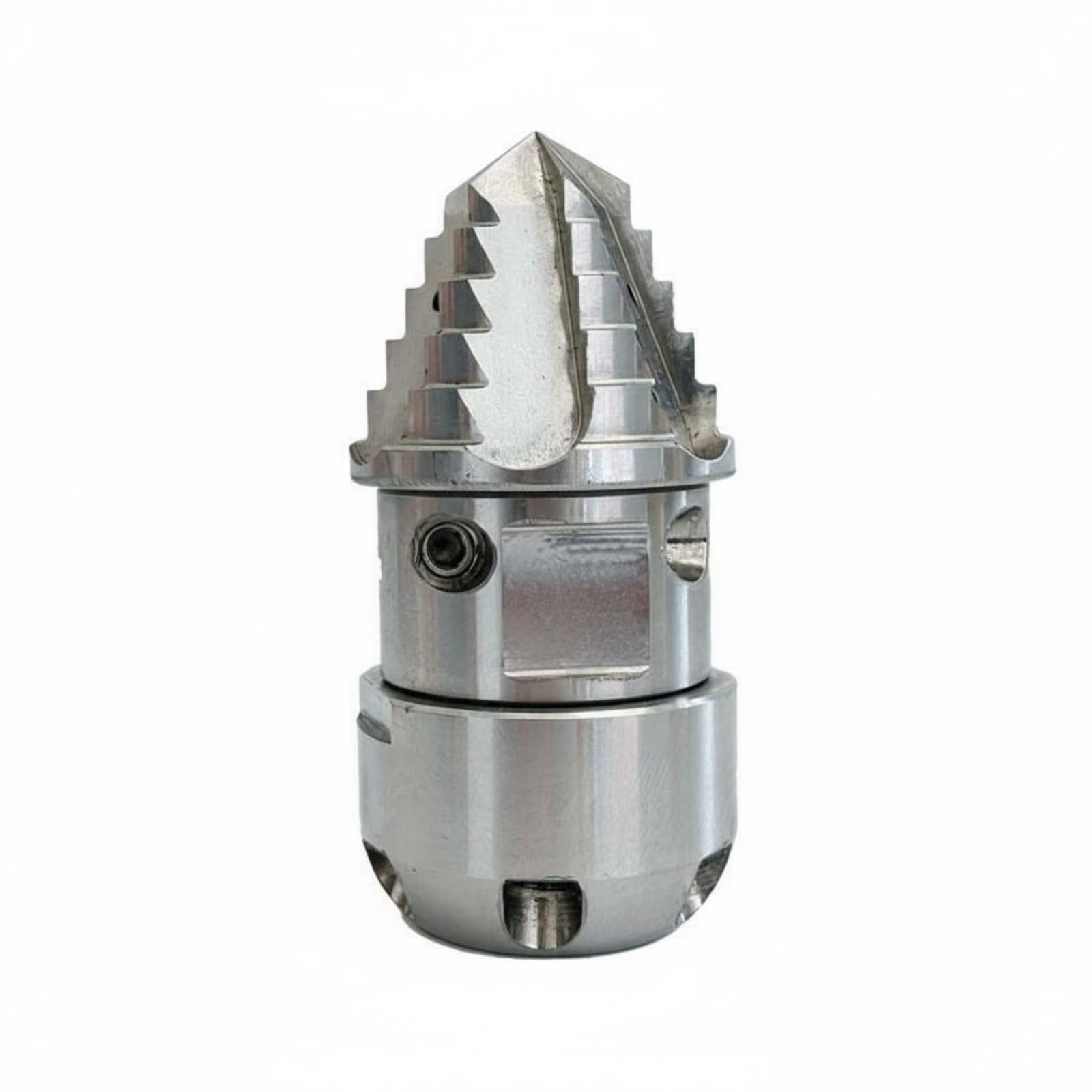 Homyl Rotary Nozzle Ugello Rotante Ugello Fognario Ugello Alta Pressione Ugello Idropulitrice in Acciaio Inox con Testa Rotante E Fori Laterali E Posteriori, 3/8 80L/Min