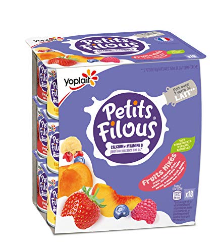 Yaourt Enfant Petit suisse Aux Fruits Mixés Panaché Petits Filous Les 18 Pots De 50g - vue 2