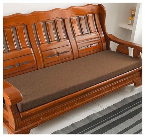 MCOSU Bench Cushion - Outdoor/Indoor Patio Porch Swing Cushions, 48/40/50 x 12/14/16/18 inch Bay Window Seat Furniture Cushion Non-Slip with Zipper (Color : 5#, Size : 47x18x2in)