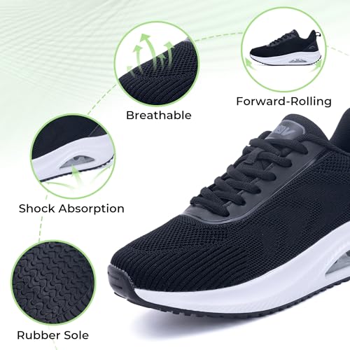 Image of IIV Women's Walking Shoes | Arch Support Orthotic Tennis Shoes | Plantar Fasciitis Sneakers for Pain Relief