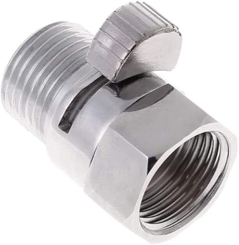 Miniatura 3 de KXDTZ - Válvula de cierre de control rápido de latón completo G12 "para cabezal de ducha, ahorro de agua de mano