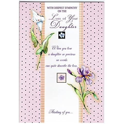 Sympathy Card for Loss of Daughter Cover