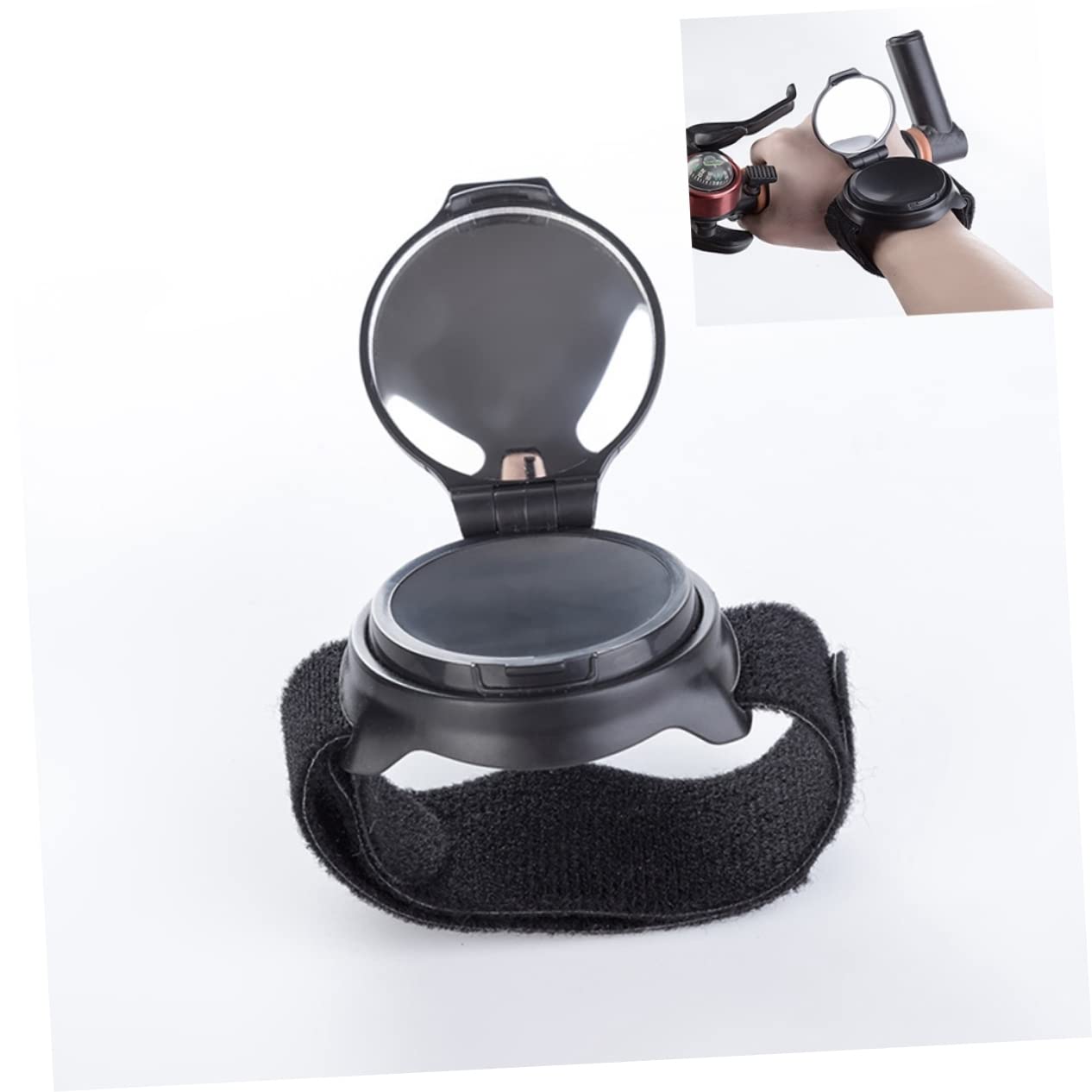 Yardwe 2 Set Di Specchietti Retrovisori Per Bici Da Ciclismo Da Indossare Polso Di Sicurezza 2 Pezzi*2
