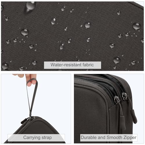 Image of FYY Electronic Organizer, Large Travel Cable Organizer Bag Pouch Electronic Accessories Carry Case Portable Waterproof Double Layers All-in-One Storage Bag for Cable, Cord, Charger, Phone, Coffee