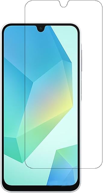 2 Pack for Samsung Galaxy A16 5G Clear Anti-Scratch Tempered Glass Screen Protector