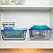 Anchor Hocking Glass Food Storage Containers with SnugFit Lids (20-piece, mixed sizes, glass tempered tough for oven, microwave, fridge, and freezer)