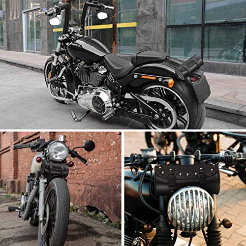 BESPORTBLE, 1 peça à prova d'água, bolsa de couro para sela, bolsa de armazenamento de motocicleta