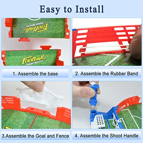 Ielecmg NO.02818 Mini Foosball Games, Tabletop Football Soccer Pinball thumb #2