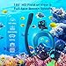 CHIKADIV Mini Scuba Tank with Sub-Mask, 0.5l Diving Tank with Full-face Marsk Underwater Breath System Support About 5-10 Minutes E Green