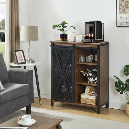 HOMISSUE-Coffee-Bar-Cabinet-36-Liquor-Cabinets-with-Sliding-Barn-Doors-Small-Kitchen-Table-with-Storage-Corner-Wine-Bars-for-Dining-Room-Living-Room-Entryway HOMISSUE Coffee Bar Cabinet 36 Liquor Cabinets with Sliding Barn Doors Small Kitchen Table with Storage Corner Wine Bars for Dining Room Living Room Entryway