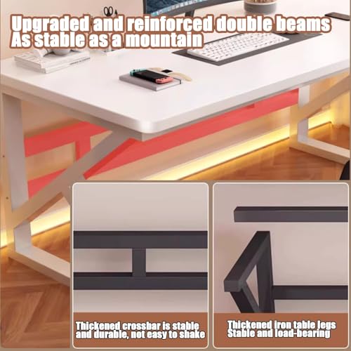 Bureau d'ordinateur bois véritable table d'étude noyer moderne chambre