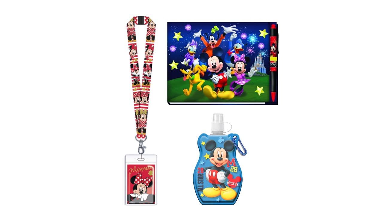 Magical Memories Collection Autograph Book 2022 Pen, Lanyards for Kids and Water Bottle Key Ring Set, Essentials Gifts for Kids, for Boys and Girls Blue 85928