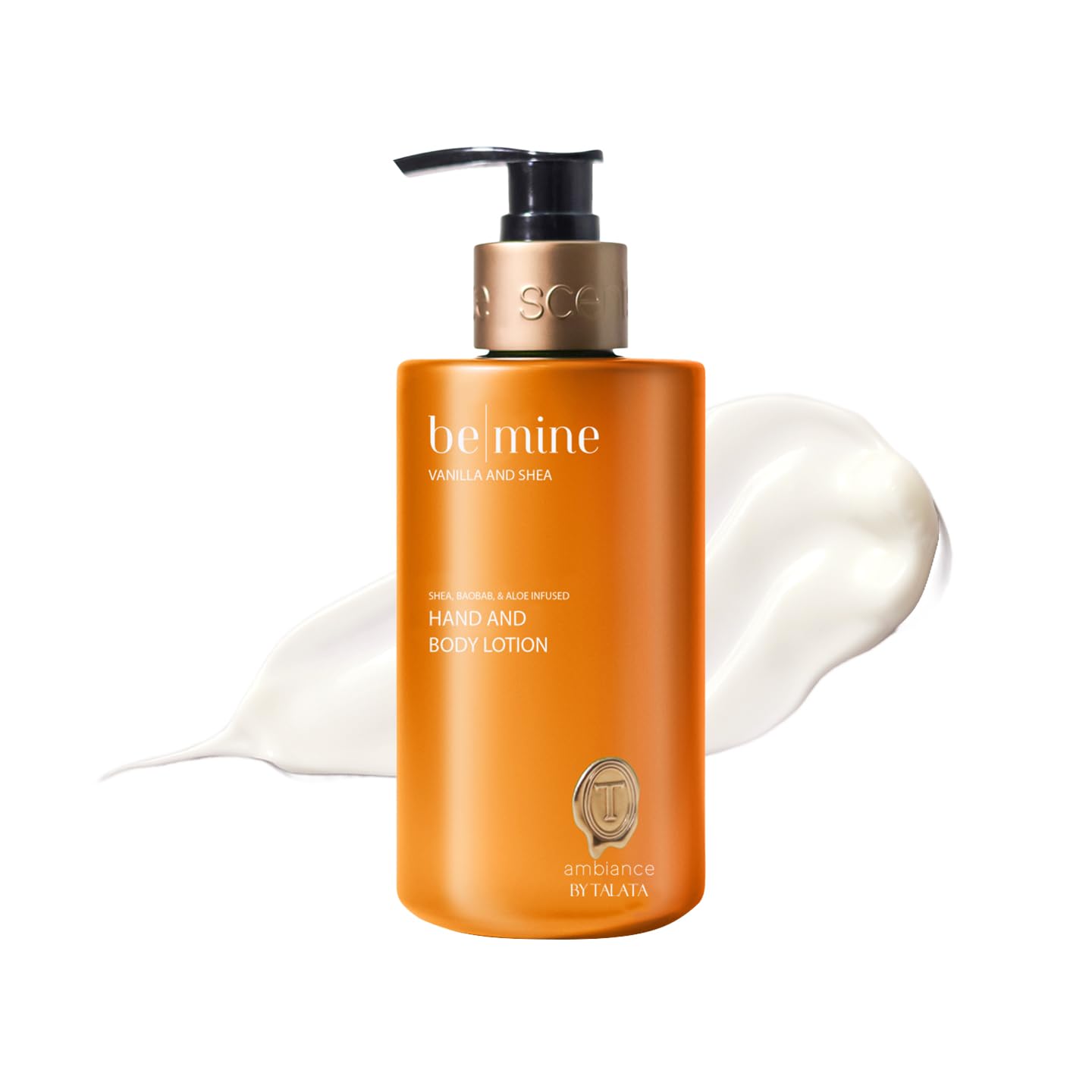 Hand and Body Lotion - Plant-Based, Enriched with Baobab Oil, Shea Butter, Aloe Vera - 4 Scent Variations - 10 Fl Oz (10 Fl Oz, Vanilla & Shea - BE MINE)