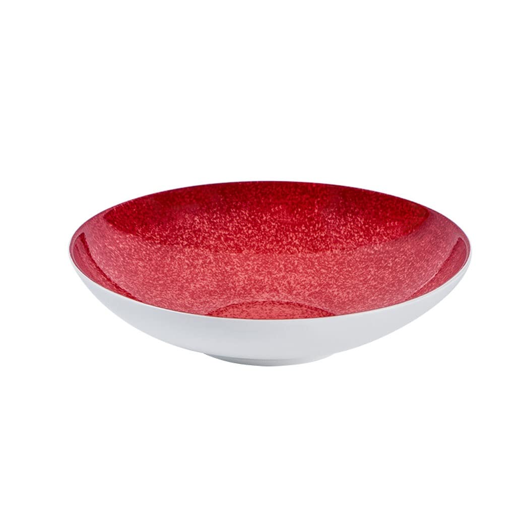 Saladier Bol à Dessert de Luxe léger Mode Moderne Bol à Salade de légumes et de Fruits hôtel Club Table Vaisselle Bol à Nouilles Assiette à Soupe Profonde Bol(A2pc)