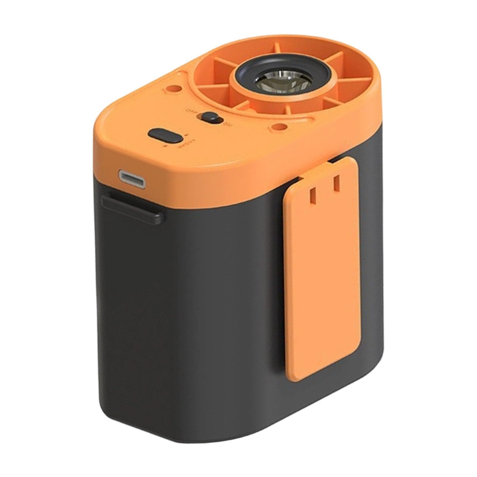 Ventilador de clip para cinturón recargable con luz led portátil