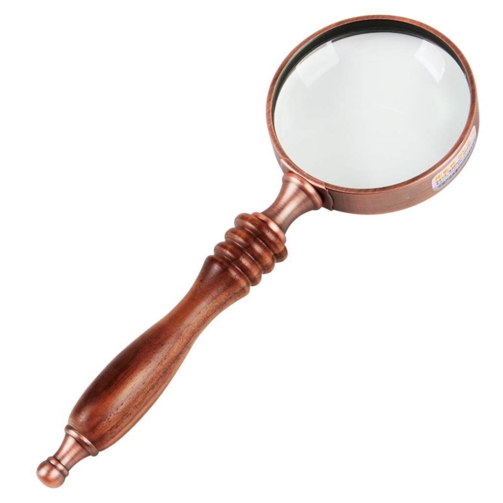 Lenti di ingrandimento Magnifyireadiglasses Portatili Portatili 10X HD con Manico Solido Vecchio retrò micromagnifier