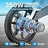 ANCHEER 48V 374Wh Folding Electric Bike for Adults, 14" Ebike, 20MPH Foldable Electric Bicycle, Bicicleta Eléctrica para Adultos, 15-40 Miles Electric Bikes (Pedal-Assist), Commuter E Bike (Whtie) #3
