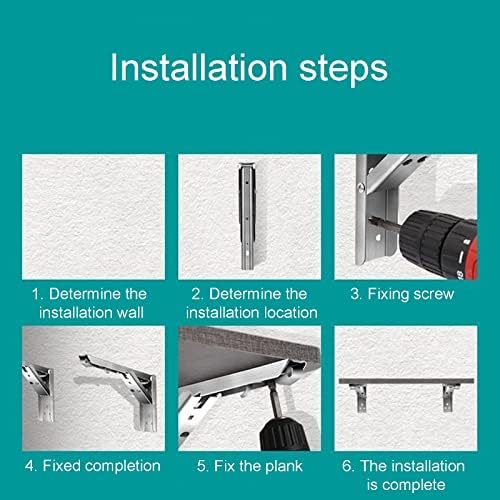 Wall Mounted Fold Down DeskSpace Saving Drop Leaf Table for PTFCll Spaces Ideal for Kitchen Home Office Laundry Room & Breakfast BarStylish & Functional