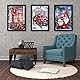 Diamond Painting Rahmen, 6 Packungen Diamond Painting Bilderrahmen 30x40 cm Schwarz Selbstklebend Magnetisch Bilderrahmen für Wanddekoration zu Hause