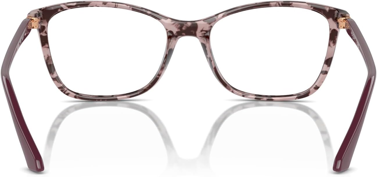 Vogue Eyewear Women's Vo5378 Square Prescription Eyewear Frames Pink Tortoise/Demo Lens 51 Millimeters image 4 of 5 B0CVBNQPSW