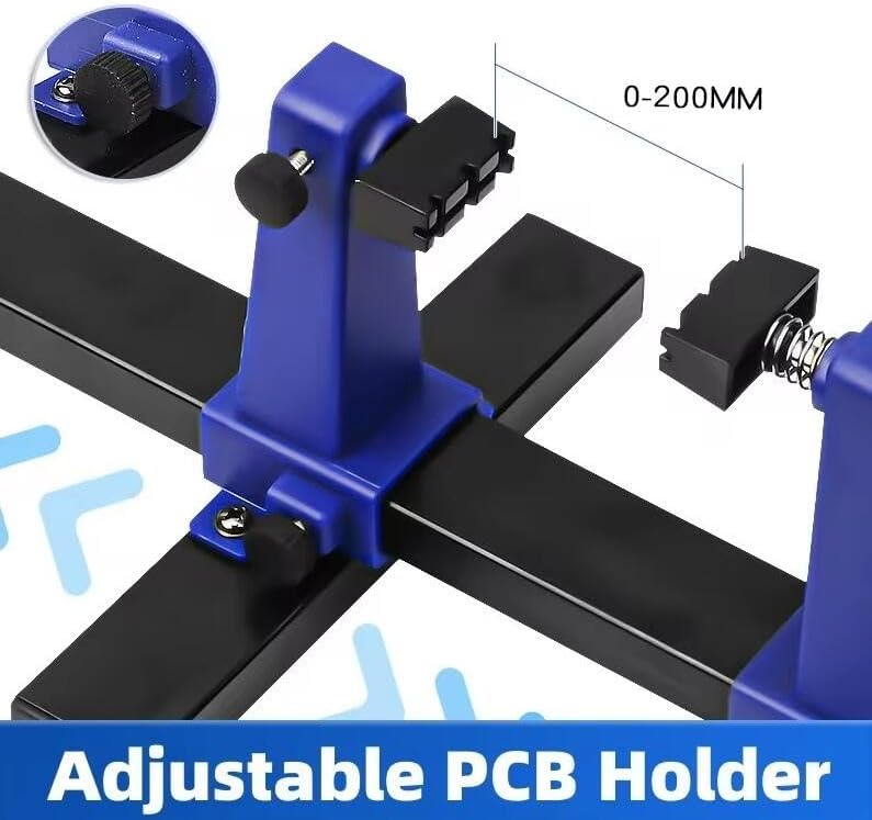 Motherboard Pcb Holder Clamping Kit Frame ESD Safe Clamp Phone Repair Tools 360 Degree Rotation Adjustable Circuit Board Holder