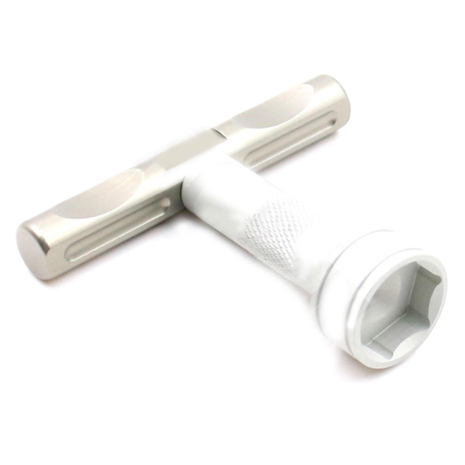 Uiefcndl Silver 17Mm Hex Spanner For Rc Model Cars Convenient Rc Car Hex Socket Wrench Aluminum Alloy Rc Model Car Maintenance Tools Socket Socket(Black)/30681(Silver)
