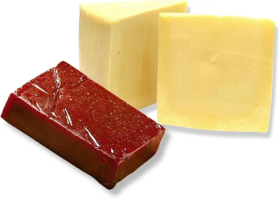 Kit Queijo Meia Cura Tipo Parmesão + Goiabada Cascão Premium Vovó Olavo - Autêntico Sabor de Minas Gerais - Perfeito para Tábuas de Queijo e Vinho, Sobremesas e Lanches - Decanto Suaçuí