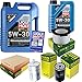 Produktbild QR-PARTS 69350115 Filter Set Inspektionspaket 6 Liter Liqui Moly Motoröl Longtime High Tech 5W-30 MANN-FILTER Innenraumfilter Kraftstofffilter Luftfilter Ölfilter