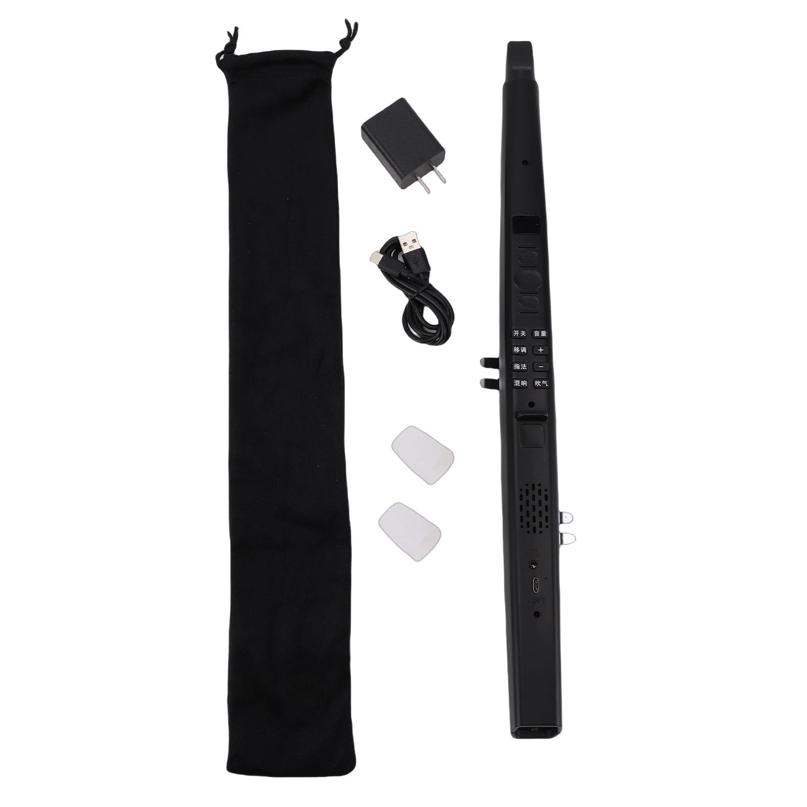 Saxophone électronique, mini-connectivité USB MIDI Saxophone électronique avec 13 Tons, Synthétiseur D'instruments à Vent Numérique, Construit en Haut-parleur HIFI 2W
