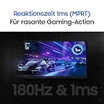 Samsung Odyssey G30D Full HD Gaming Monitor, 24 Zoll, Bildschirm mit VA-Panel, 1.920 x 1.080 Pixel, Bildwiederholrate 180 Hz, Reaktionszeit 1 ms (MPRT), AMD FreeSync, HDR10, LS24DG300EUXEN – Bild 5