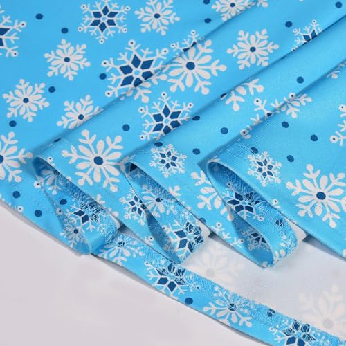 Girls' V Neck Dress Floral Printed A-line Swing Casual Party Dress with Belt for 6-14 Years4