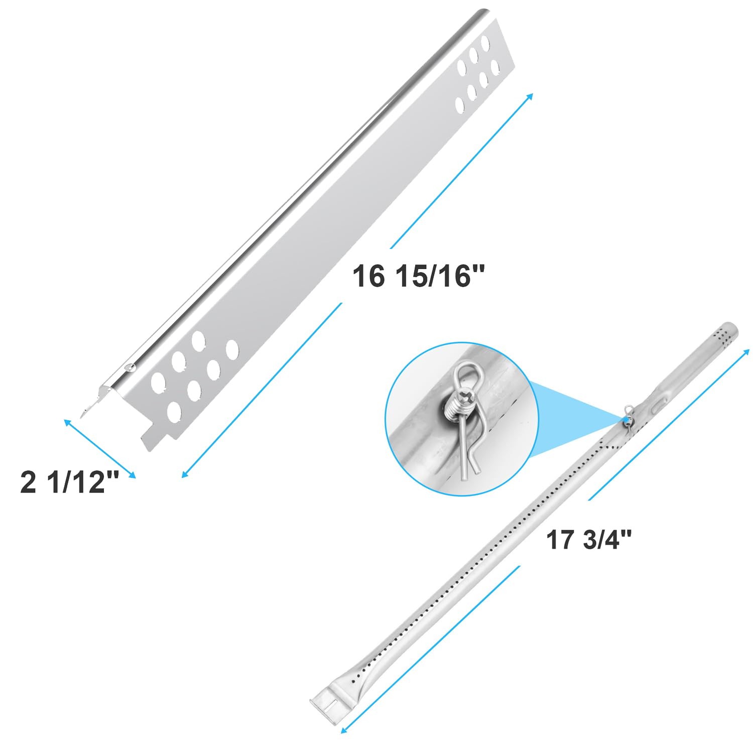 Amazon.com : Stainless Steel Grill Part Kit for Charbroil 