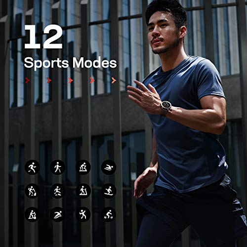 Image of Zepp Amazfit Z Health and Fitness Smart Watch (Brown)