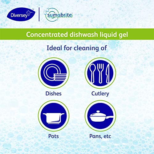 Image of Diversey Sumabrite M Dishwash Gel 500ml (Pack of 3)