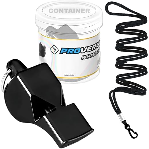 PROVERVE Sports Coach Whistle with Lanyard