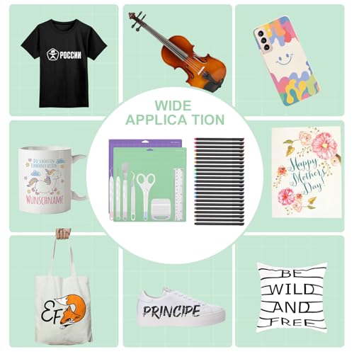 Daskwsn Ultimate Accessories Bundle for Cricut Makers and All Explore Air Machine Cricut Accessories and Supplies Bundle Tools and Accessories Kit for Beginners, Professionals and Skilled Crafters - Image 6