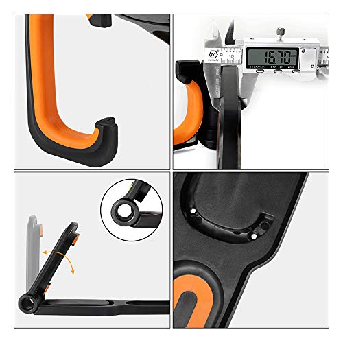 Andoer Suporte de gancho para bicicleta montado na parede amplo escopo de aplicação Trabalho Requint