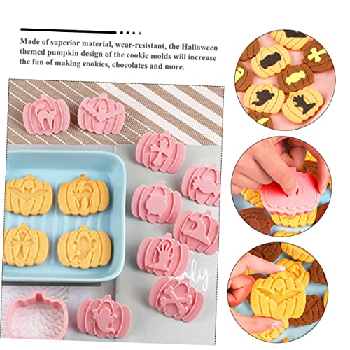Cabilock Kürbis-plätzchenform Fondant-rahmen Softies Mehrzweck-gebäckform Backwerkzeuge Für Halloween-dekoration