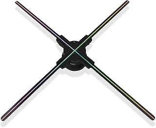 GIWOX Upgrade Holo65 3D Hologram Fan Display, 25.6Inch Large Size and 960P High Pixel, 960 Led Beads and Audio,Holographic Advertising is Perfect for Trade Show,Store Display